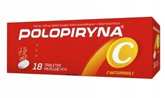 Polopiryna C x18  tabletki mus