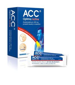 ACC Optima Active 600 mg x 10sasz