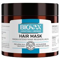 L'BIOTICA BIOVAX Maseczka keratyna + jedwab 