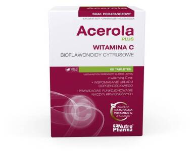 Acerola Plus 60 tabletek do  ssania
