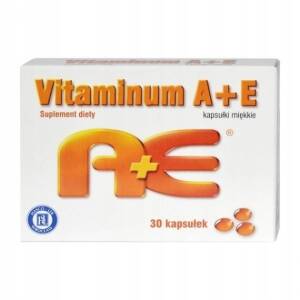 Vitaminum A+E 2500 J.M+100 MG 30 kapsułek
