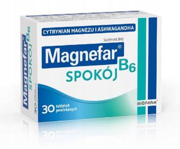 Magnefar B6 Spokój 30 tabletek