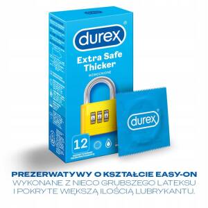 Prezerwatywy DUREX Extra safe 12 sztuk