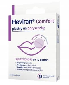 Heviran Comfort Plastry na opryszczkę 15 sztuk