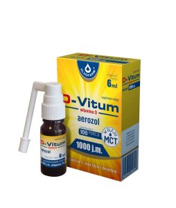D-Vitum witamina D 1000 j.m. aerozol