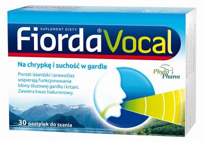 Fiorda Vocal x 30 pastyl. 