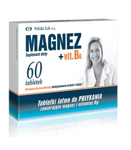 Magnez B6 60 tabletek POLSKI LEK