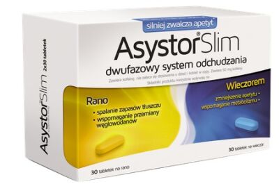 ASYSTOR SLIM+CELLU tabletki 60 tabletki (30+30tabl
