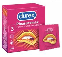 Prez. DUREX PleasureMax nawil. 3szt.