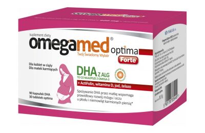 Omegamed Optima Forte x 90 kapsułki+ 30 tabletki 