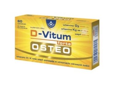 D-Vitum forte Osteo 60 tabletek