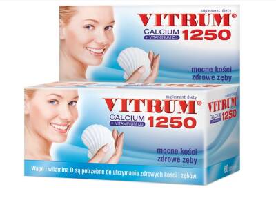 Vitrum Calcium 1250+Vit D3 60 tabletek