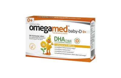 Omegamed Baby+D 0+ twistoff 60 kapsułki
